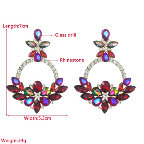 Fashion Jewelry Rhinestone Earrings For Women YWHME-927