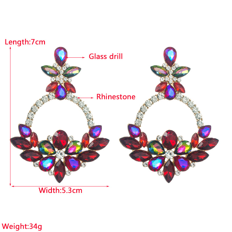 Fashion Jewelry Rhinestone Earrings For Women YWHME-927 