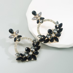 Fashion Jewelry Rhinestone Earrings For Women YWHME-927 