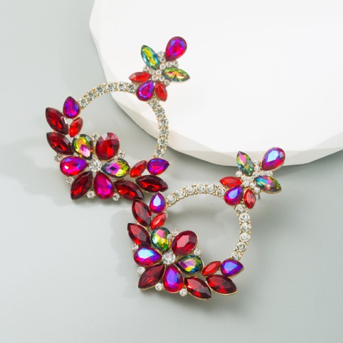 Fashion Jewelry Rhinestone Earrings For Women YWHME-927