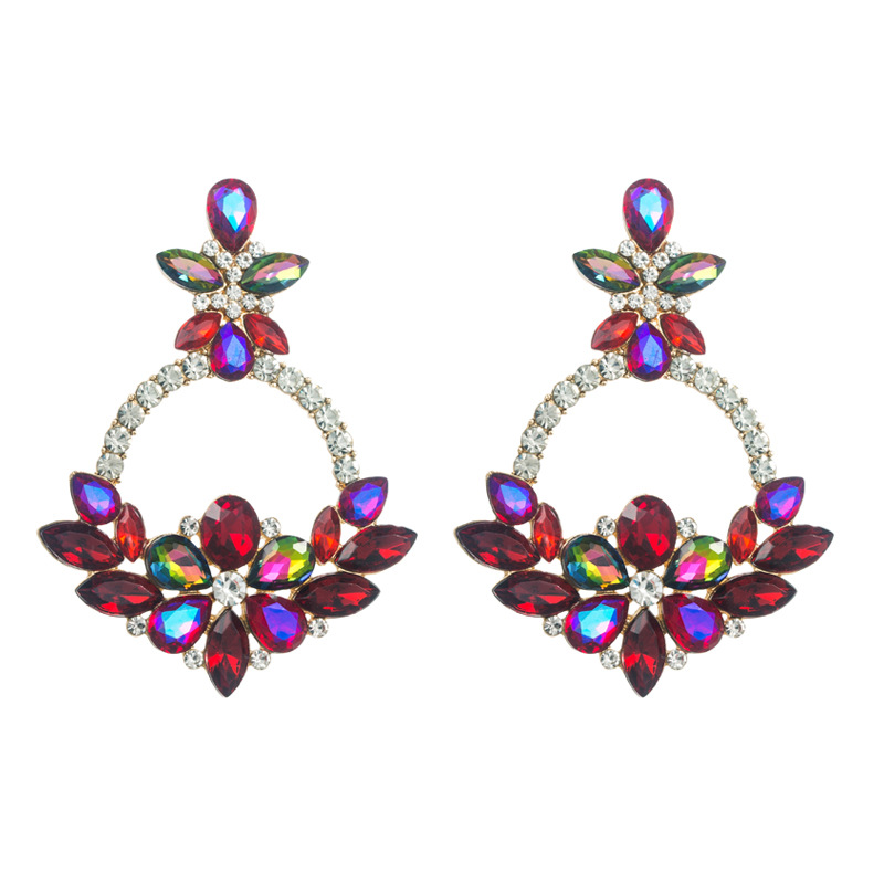 Fashion Jewelry Rhinestone Earrings For Women YWHME-927 