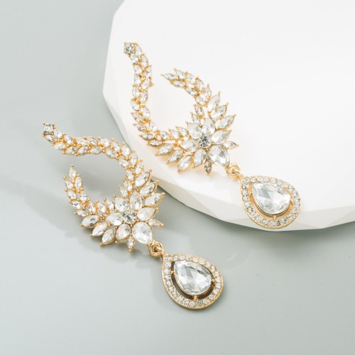 Fashion Jewelry Rhinestone Earrings For Women YWHME-928