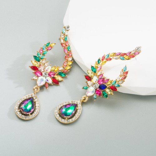 Fashion Jewelry Rhinestone Earrings For Women YWHME-928