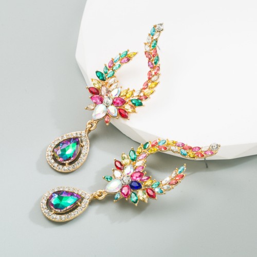 Fashion Jewelry Rhinestone Earrings For Women YWHME-928