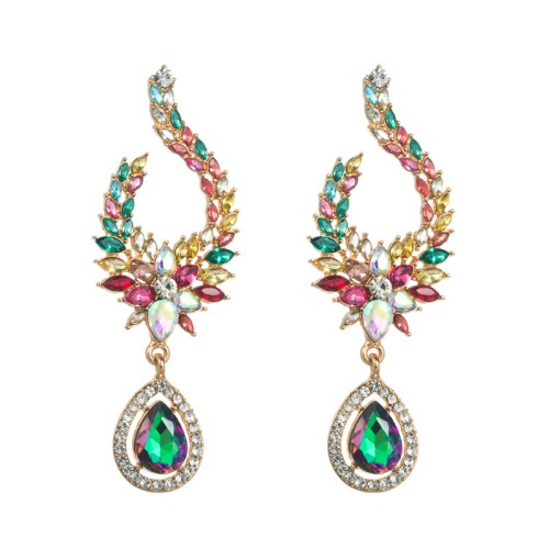 Fashion Jewelry Rhinestone Earrings For Women YWHME-928