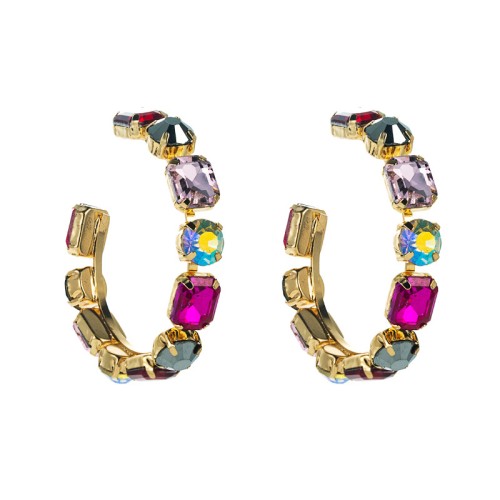 Fashion Jewelry Rhinestone Earrings For Women YWHME-929