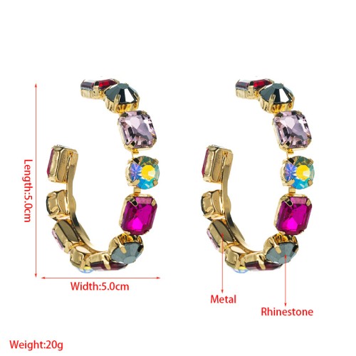 Fashion Jewelry Rhinestone Earrings For Women YWHME-929