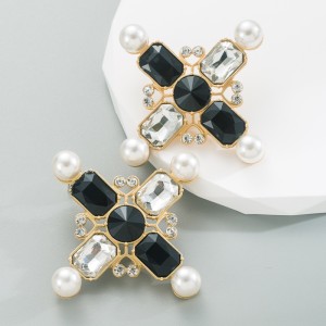 Fashion Jewelry Rhinestone Earrings For Women YWHME-930 