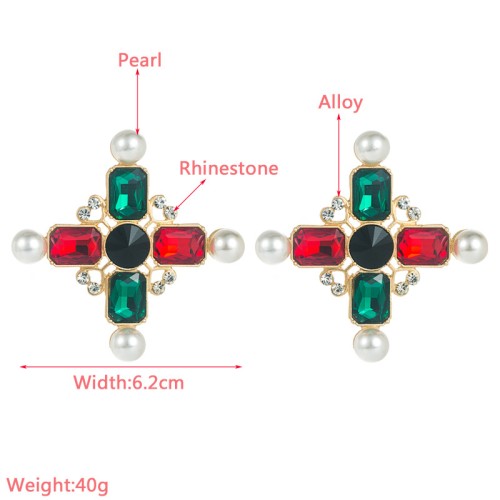 Fashion Jewelry Rhinestone Earrings For Women YWHME-930