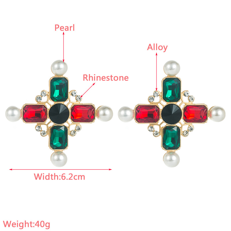 Fashion Jewelry Rhinestone Earrings For Women YWHME-930 