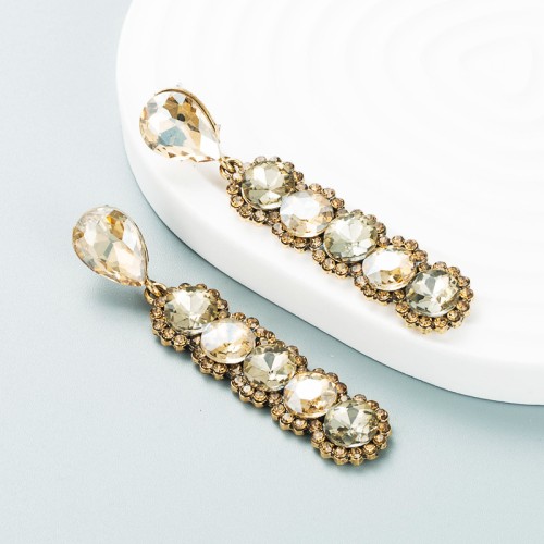 Fashion Jewelry Rhinestone Earrings For Women YWHME-933