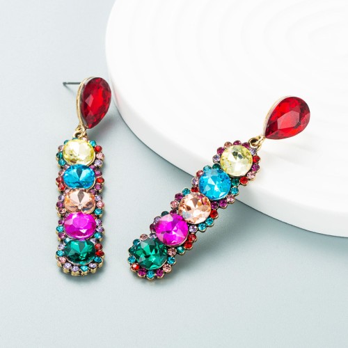 Fashion Jewelry Rhinestone Earrings For Women YWHME-933