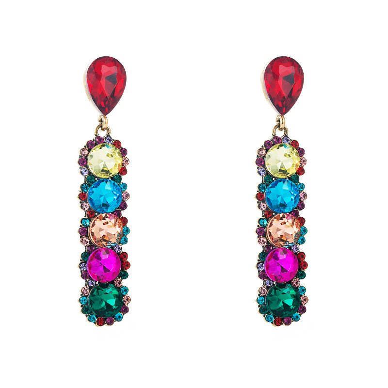 Fashion Jewelry Rhinestone Earrings For Women YWHME-933 