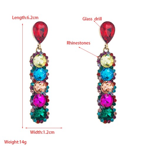 Fashion Jewelry Rhinestone Earrings For Women YWHME-933