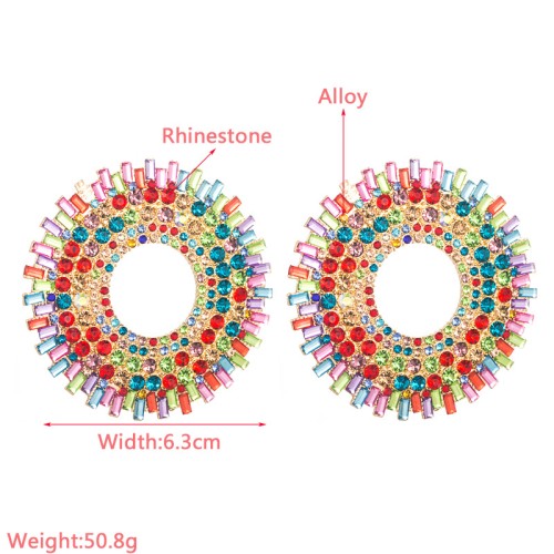 Fashion Jewelry Rhinestone Earrings For Women YWHME-934