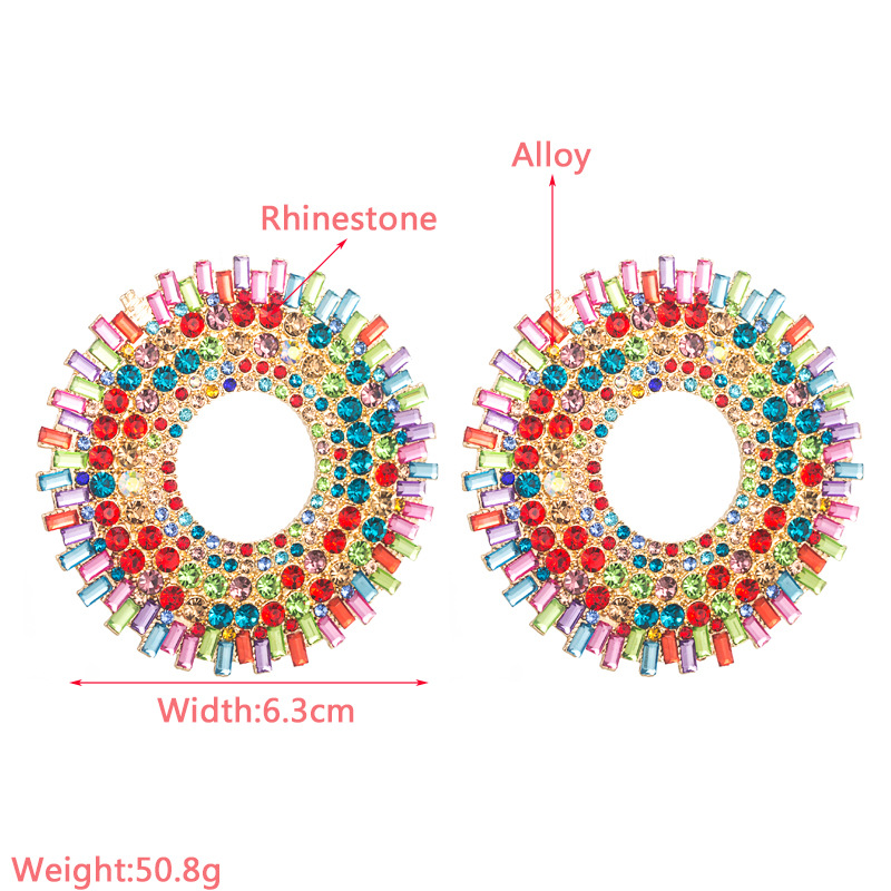 Fashion Jewelry Rhinestone Earrings For Women YWHME-934 