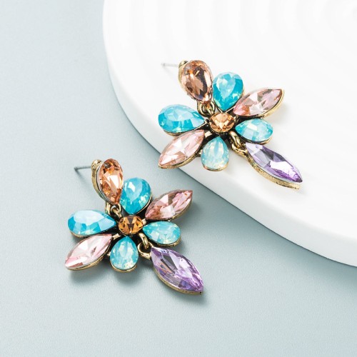 Fashion Jewelry Rhinestone Earrings For Women YWHME-935