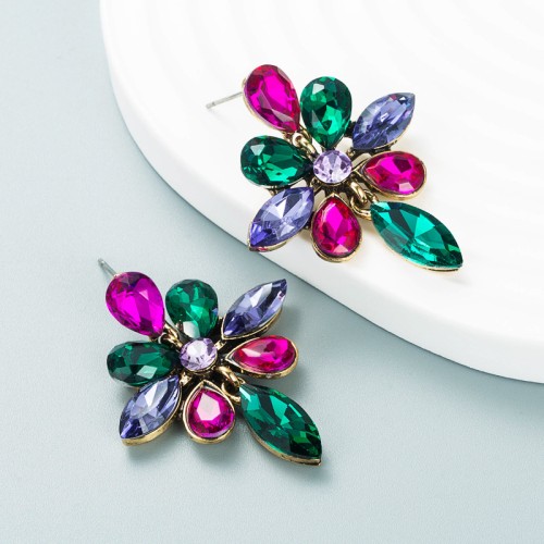 Fashion Jewelry Rhinestone Earrings For Women YWHME-935