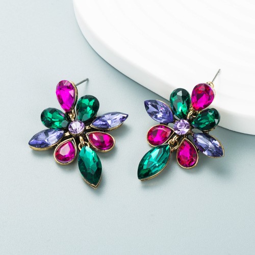 Fashion Jewelry Rhinestone Earrings For Women YWHME-935