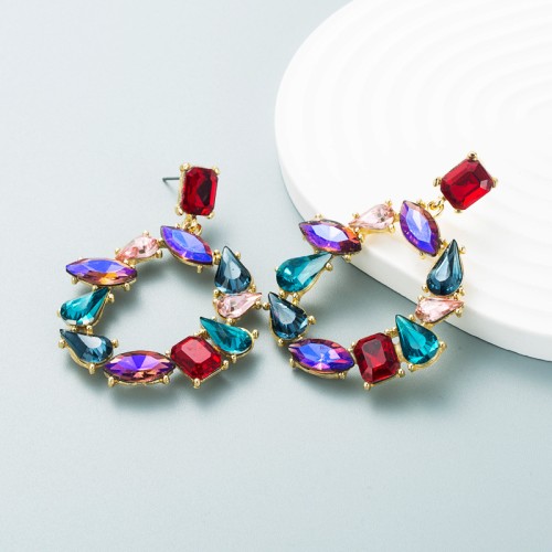 Fashion Jewelry Rhinestone Earrings For Women YWHME-936