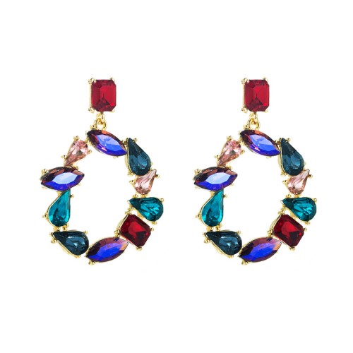 Fashion Jewelry Rhinestone Earrings For Women YWHME-936