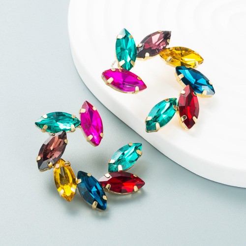 Fashion Jewelry Rhinestone Earrings For Women YWHME-937