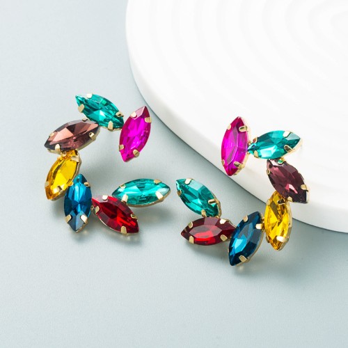 Fashion Jewelry Rhinestone Earrings For Women YWHME-937