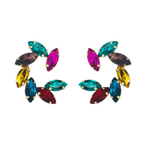 Fashion Jewelry Rhinestone Earrings For Women YWHME-937