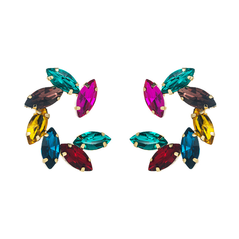 Fashion Jewelry Rhinestone Earrings For Women YWHME-937 