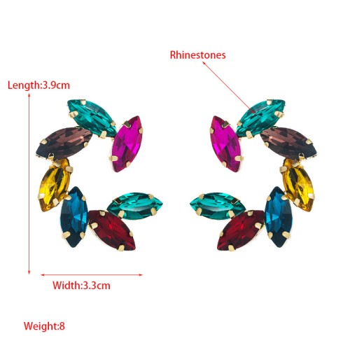 Fashion Jewelry Rhinestone Earrings For Women YWHME-937