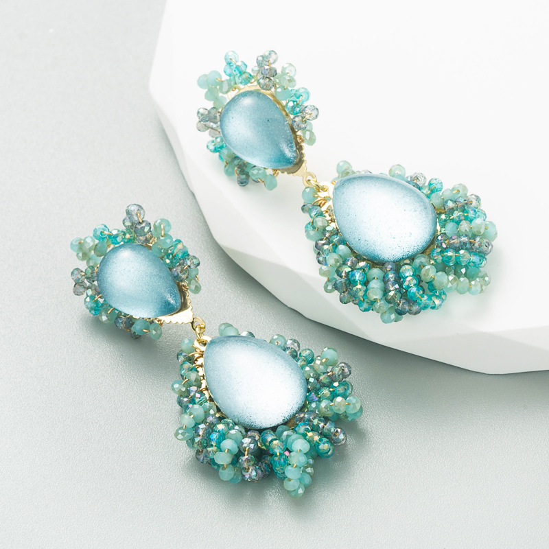 Fashion Jewelry Rhinestone Earrings For Women YWHME-938 