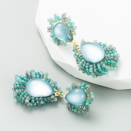 Fashion Jewelry Rhinestone Earrings For Women YWHME-938