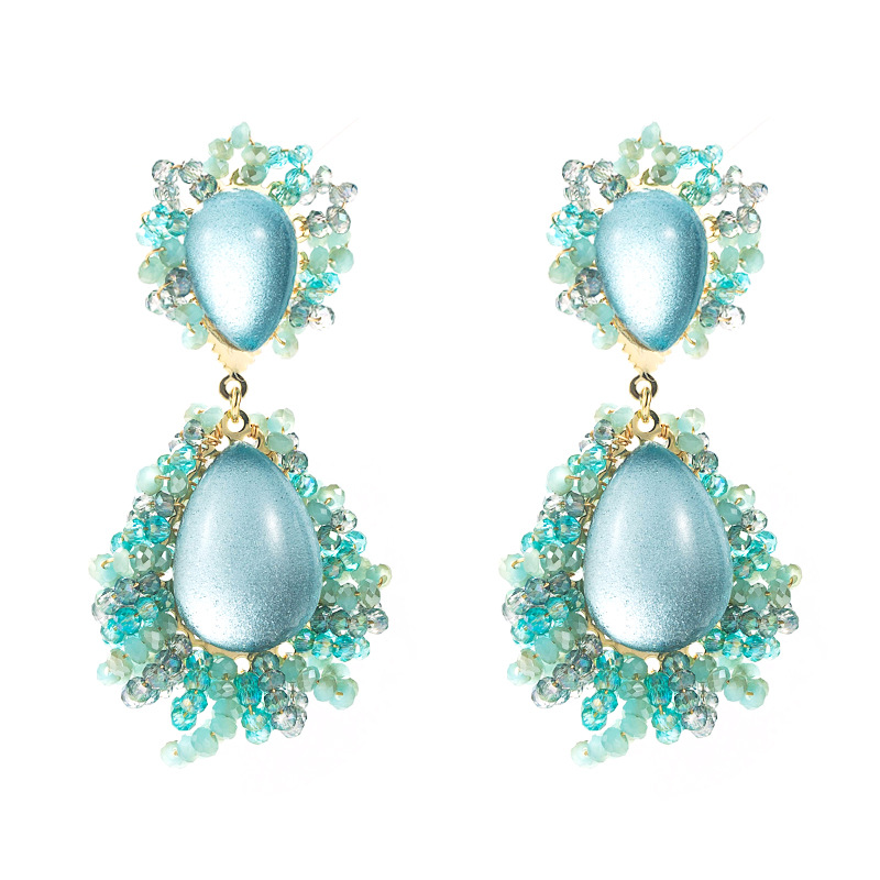 Fashion Jewelry Rhinestone Earrings For Women YWHME-938 