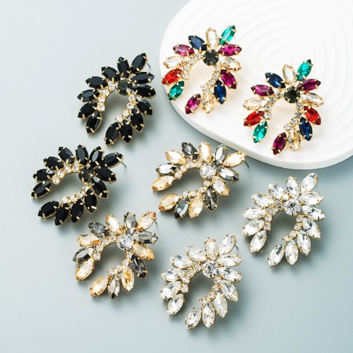 Fashion Jewelry Rhinestone Earrings For Women YWHME-939