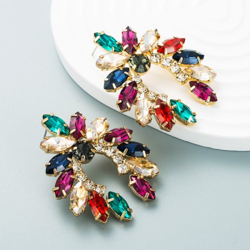 Fashion Jewelry Rhinestone Earrings For Women YWHME-939