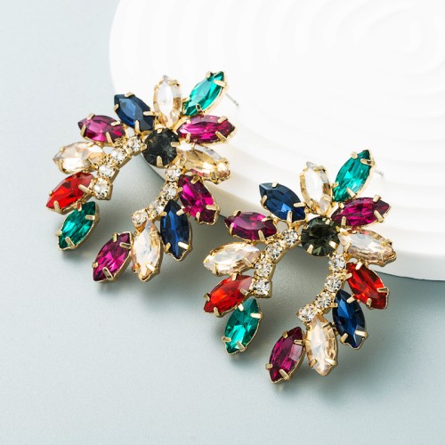 Fashion Jewelry Rhinestone Earrings For Women YWHME-939