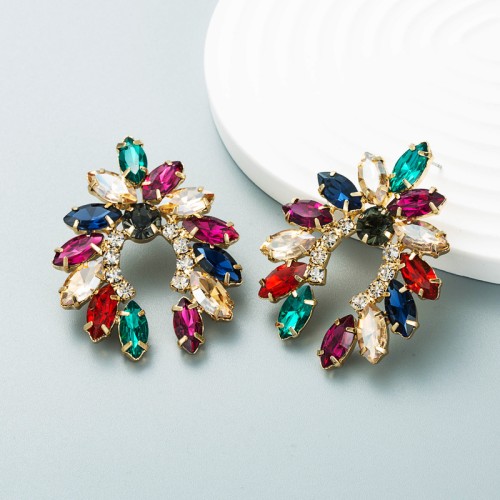 Fashion Jewelry Rhinestone Earrings For Women YWHME-939