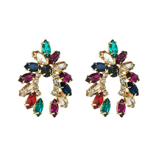 Fashion Jewelry Rhinestone Earrings For Women YWHME-939