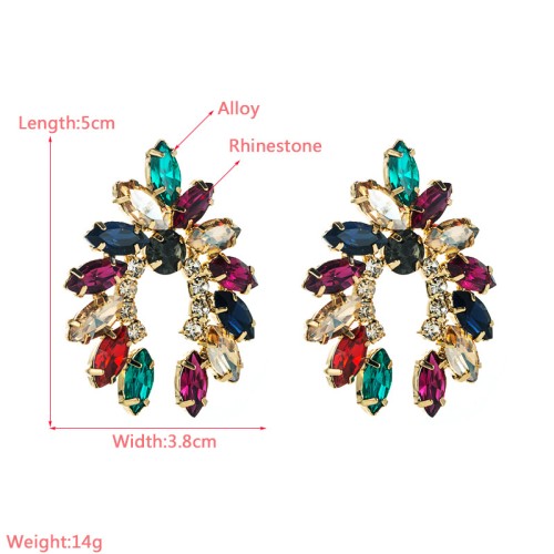 Fashion Jewelry Rhinestone Earrings For Women YWHME-939