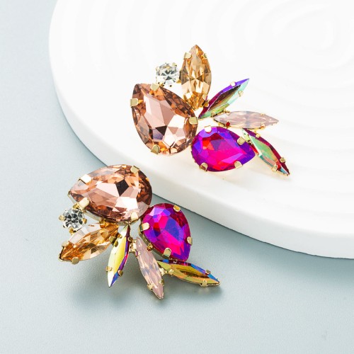 Fashion Jewelry Rhinestone Earrings For Women YWHME-940