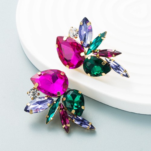 Fashion Jewelry Rhinestone Earrings For Women YWHME-940