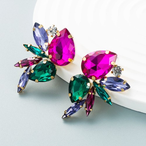 Fashion Jewelry Rhinestone Earrings For Women YWHME-940