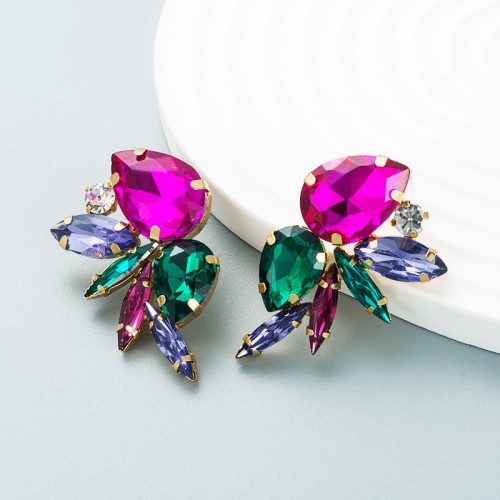 Fashion Jewelry Rhinestone Earrings For Women YWHME-940