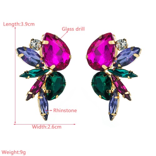 Fashion Jewelry Rhinestone Earrings For Women YWHME-940