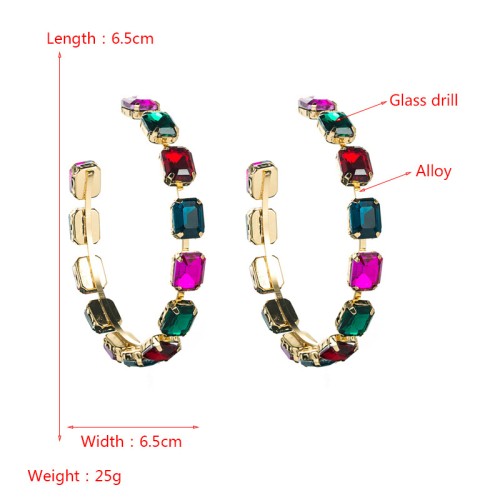 Fashion Jewelry Rhinestone Earrings For Women YWHME-941