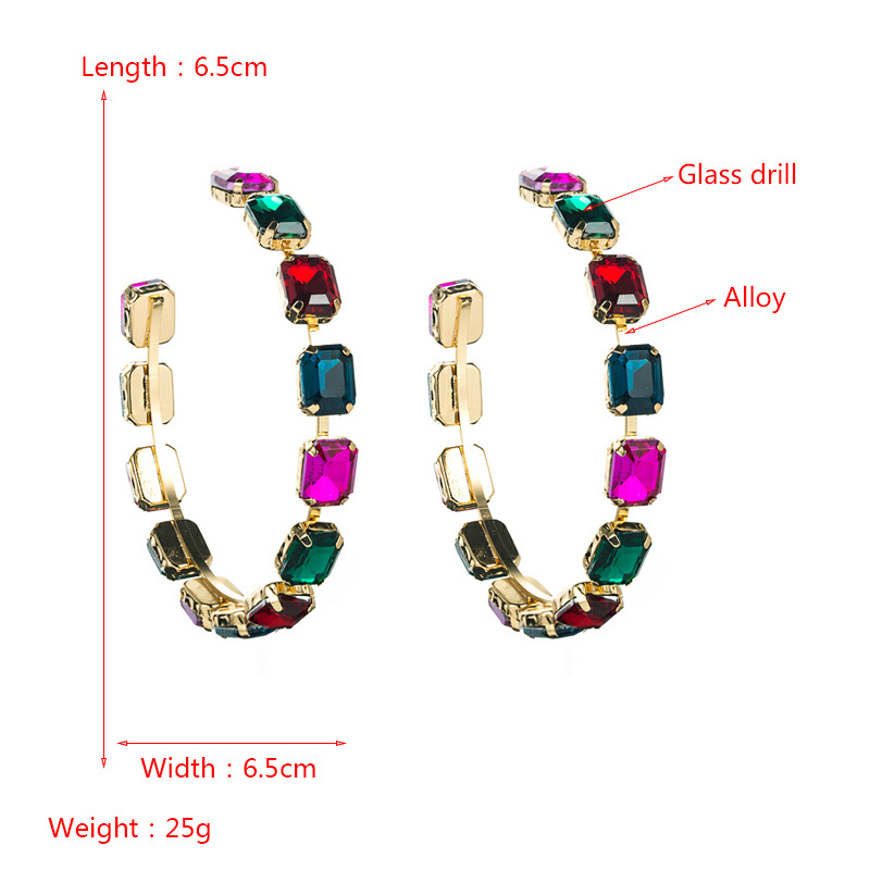 Fashion Jewelry Rhinestone Earrings For Women YWHME-941 