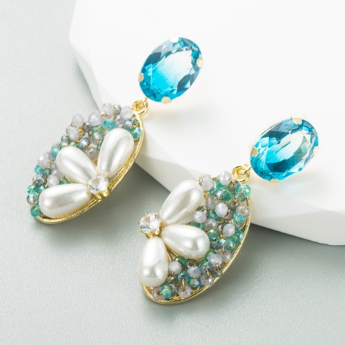 Fashion Jewelry Rhinestone Earrings For Women YWHME-942