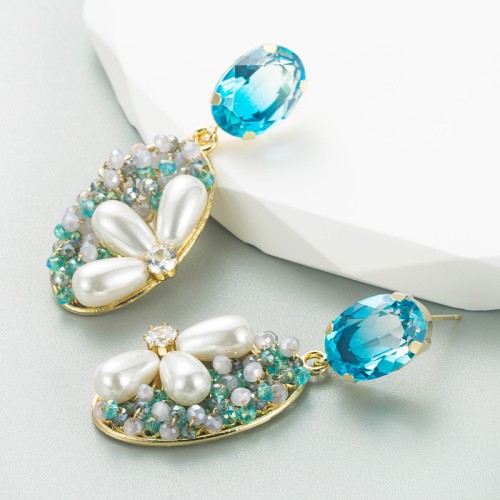 Fashion Jewelry Rhinestone Earrings For Women YWHME-942