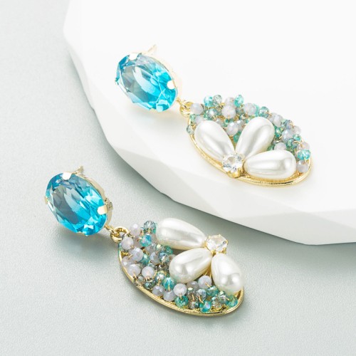 Fashion Jewelry Rhinestone Earrings For Women YWHME-942