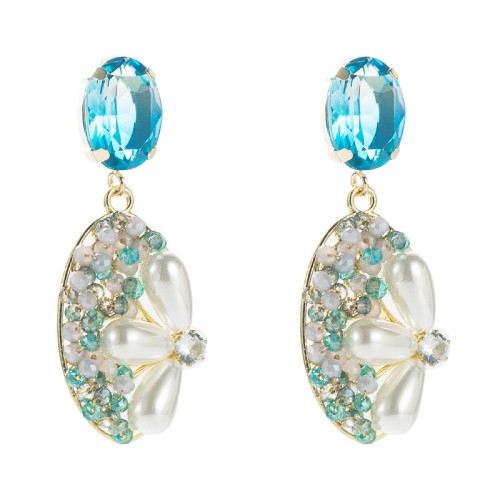 Fashion Jewelry Rhinestone Earrings For Women YWHME-942